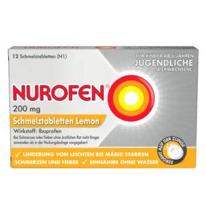 NUROFEN 200 mg Schmelztabletten Lemon