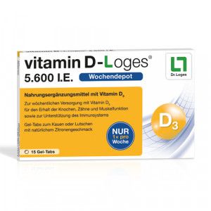 VITAMIN D-LOGES 5.600 I.E. Wochendepot Kautabl.